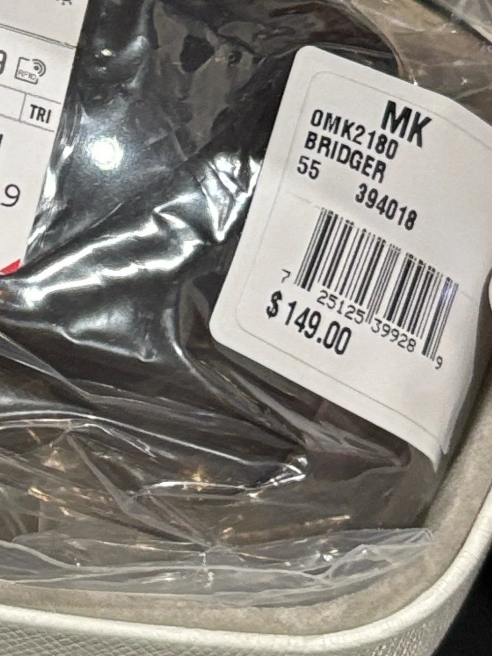 NWT MICHAEL KORS MK2180 “BRIDGER” SUNGLASSES Beige Transparent / Brown Gradient - Picture 12 of 12